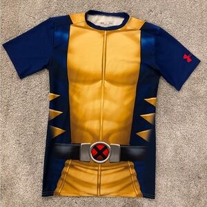 Under Armour Marvel Alter Ego Wolverine X-Men Compression Shirt Mens L Heat Gear
